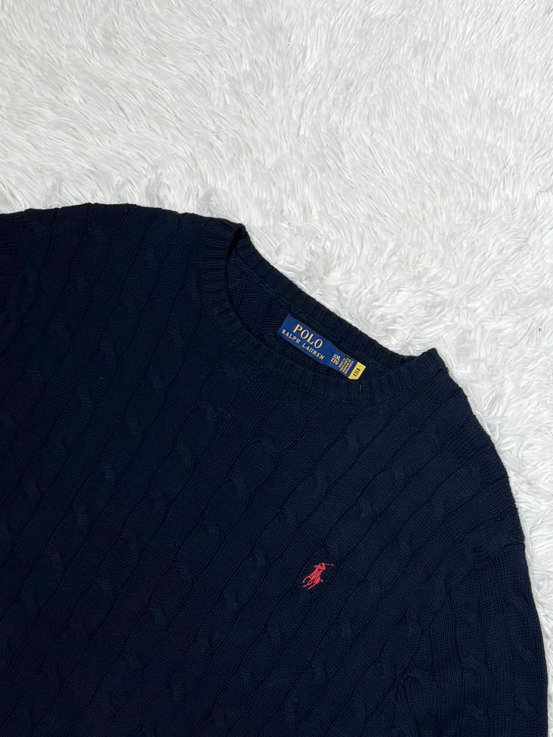 폴로랄프로렌 네이비 포니 케이블 니트 상품이미지4