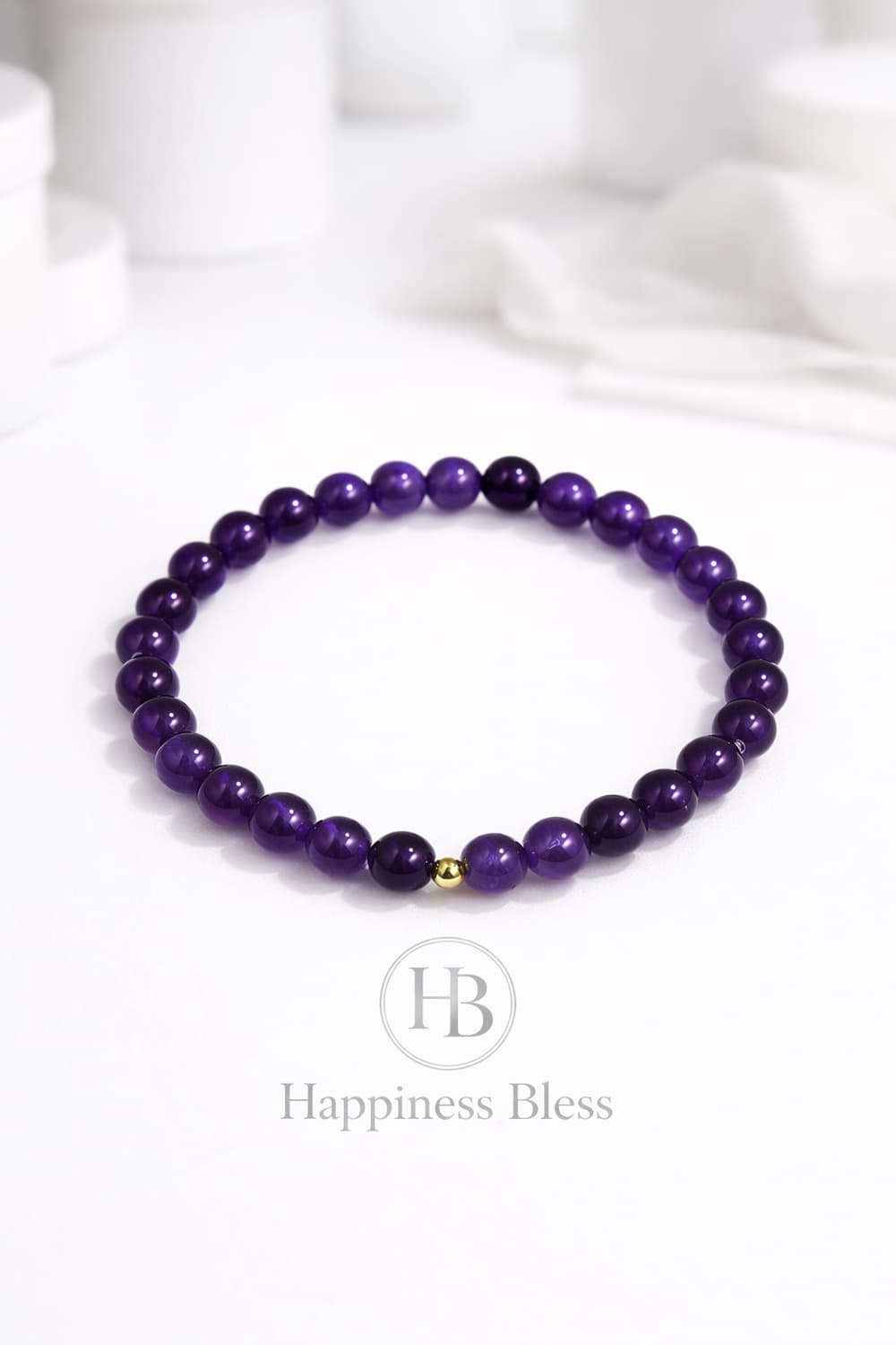 자수정 4mm 원석 팔찌 | 2월 탄생석 | 데일리 힐링 팔찌 상품이미지2