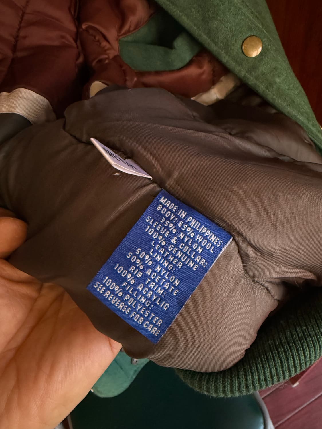 스타터 뉴욕제츠 레더자켓 NFL 상품이미지6