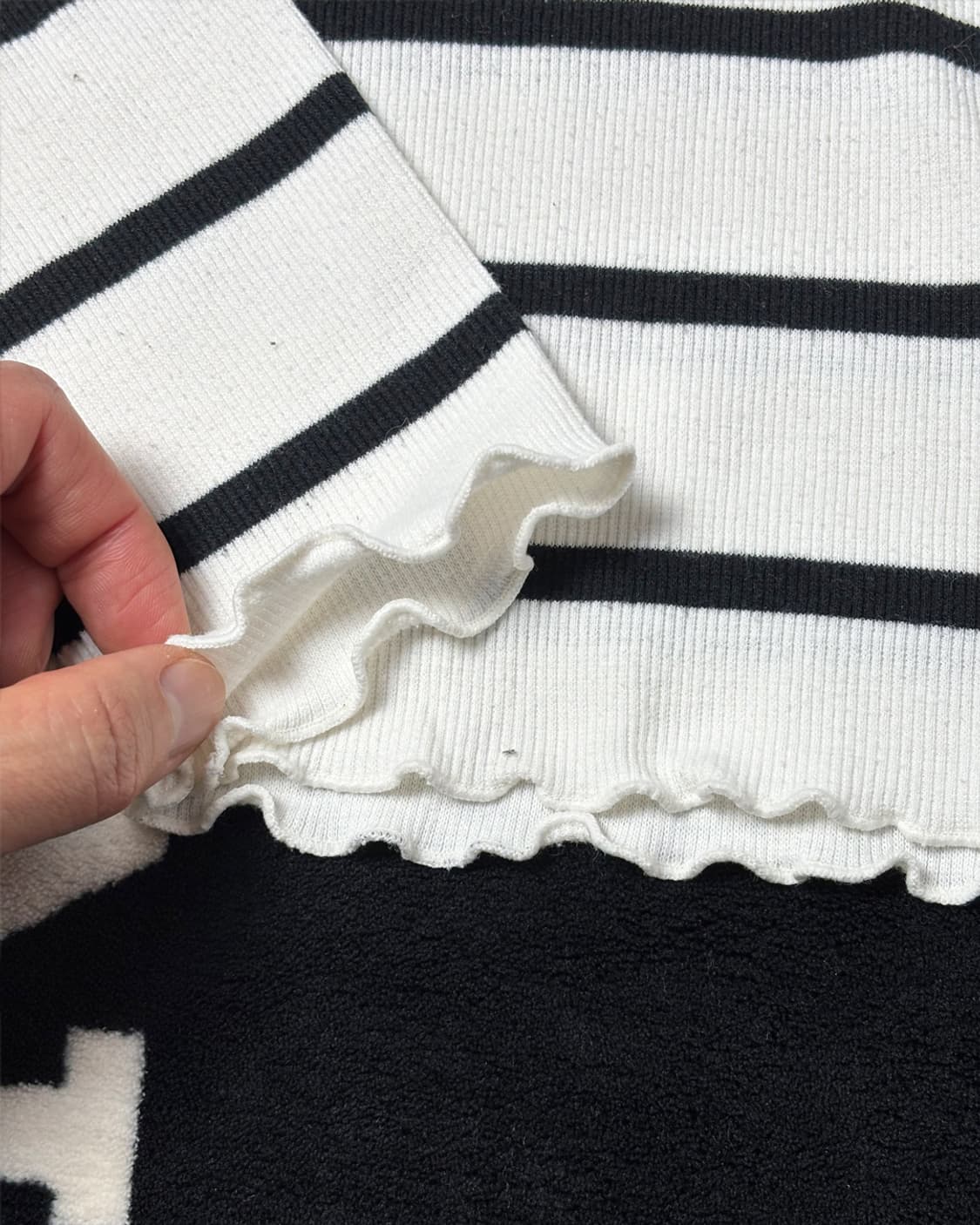 일본빈티지 CHICO 스트라이프 롱슬리브 상품이미지4