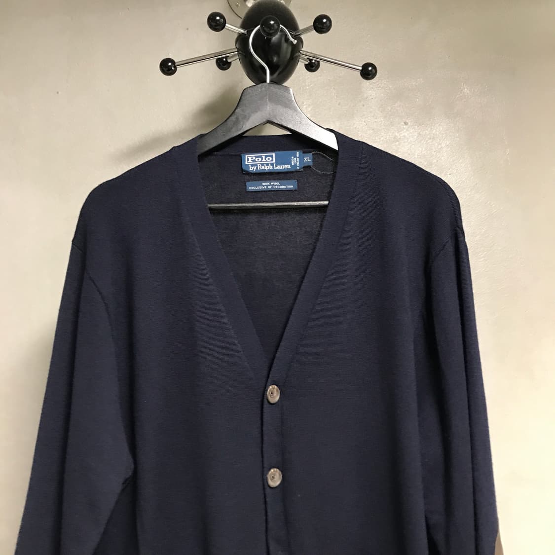 폴로 랄프로렌 엘보우 패치 가디건 네이비 XL 상품이미지2