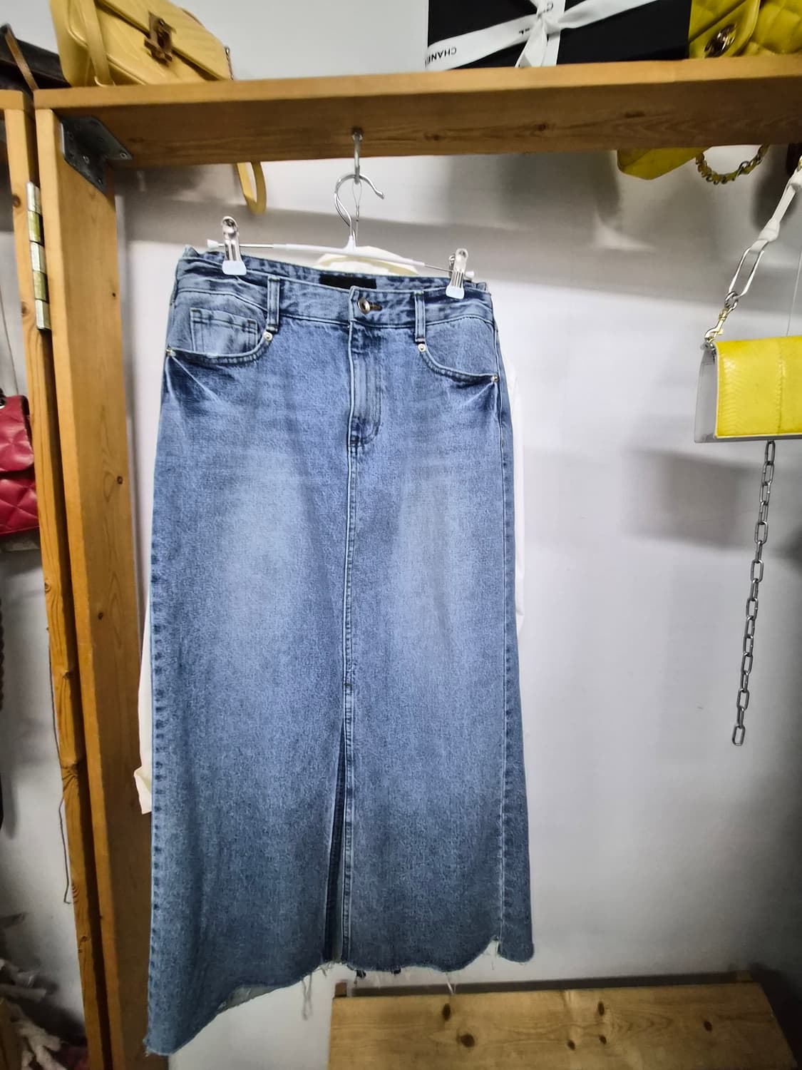 DKNY 셔츠 블라우스. 보브 데님스커트 상품이미지7