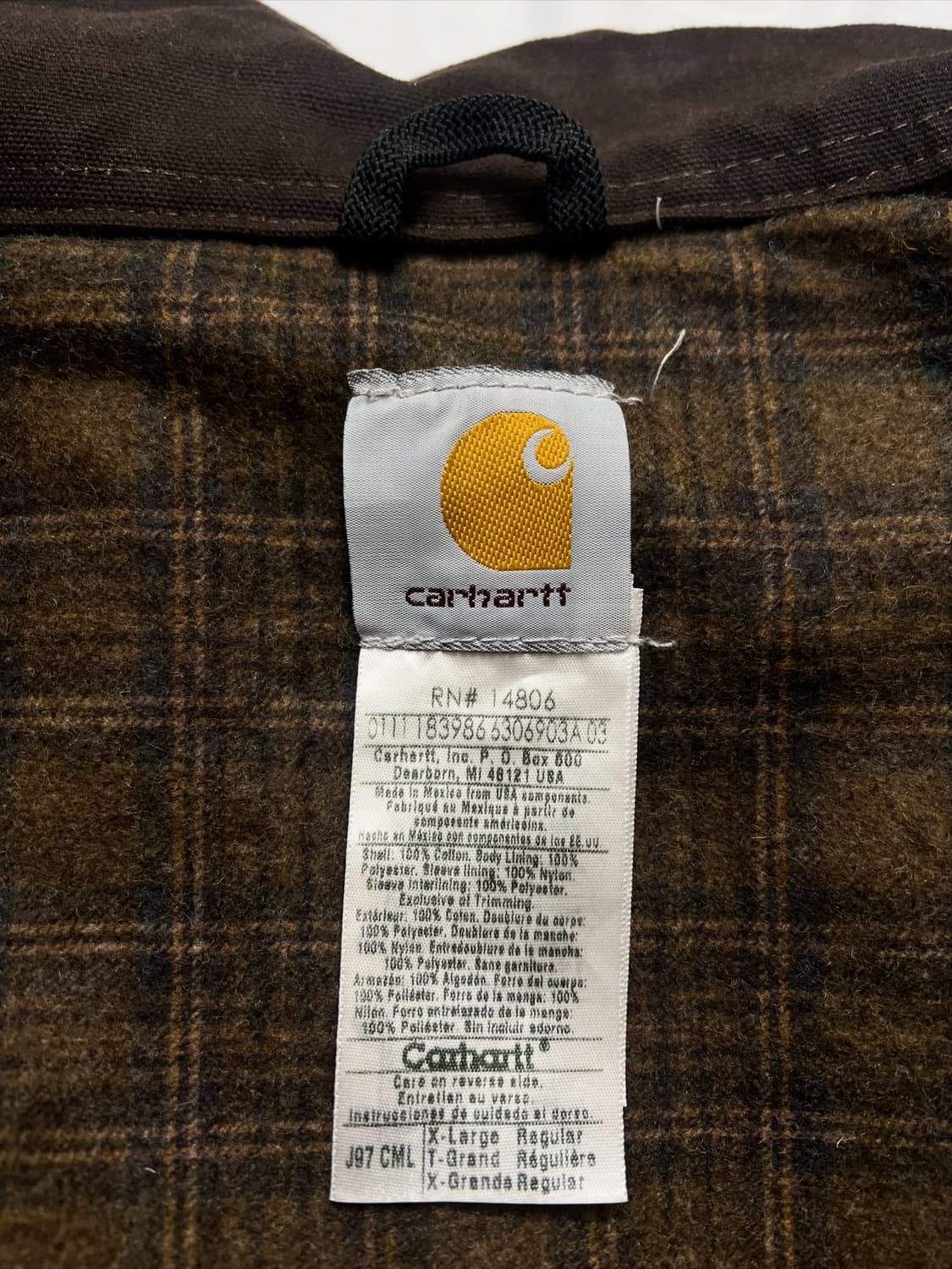 칼하트 J97 디트로이트 워크자켓 상품이미지5