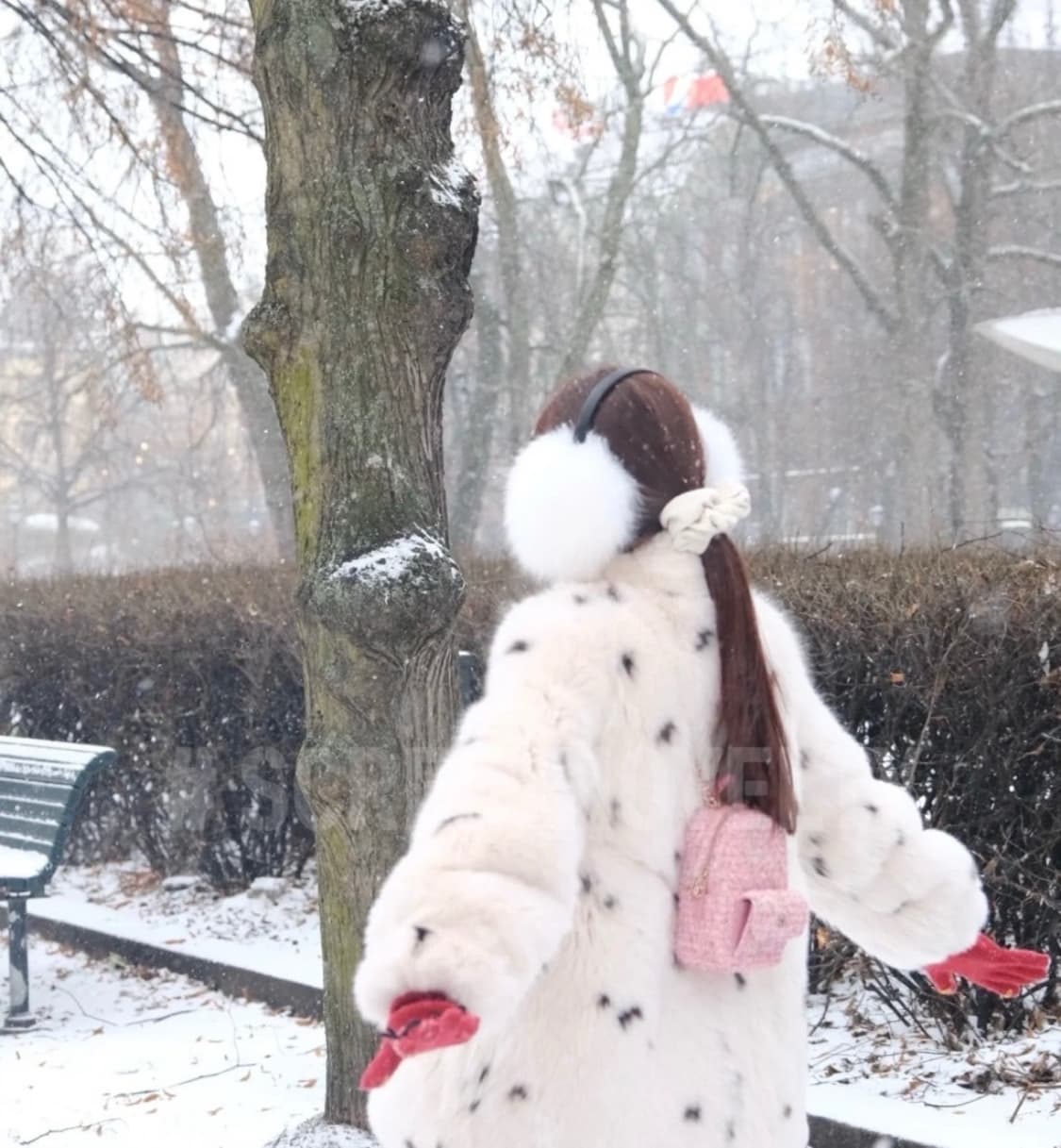 샤넬뷰티 트위드 미니백팩 핑크 기프트 백 상품이미지3