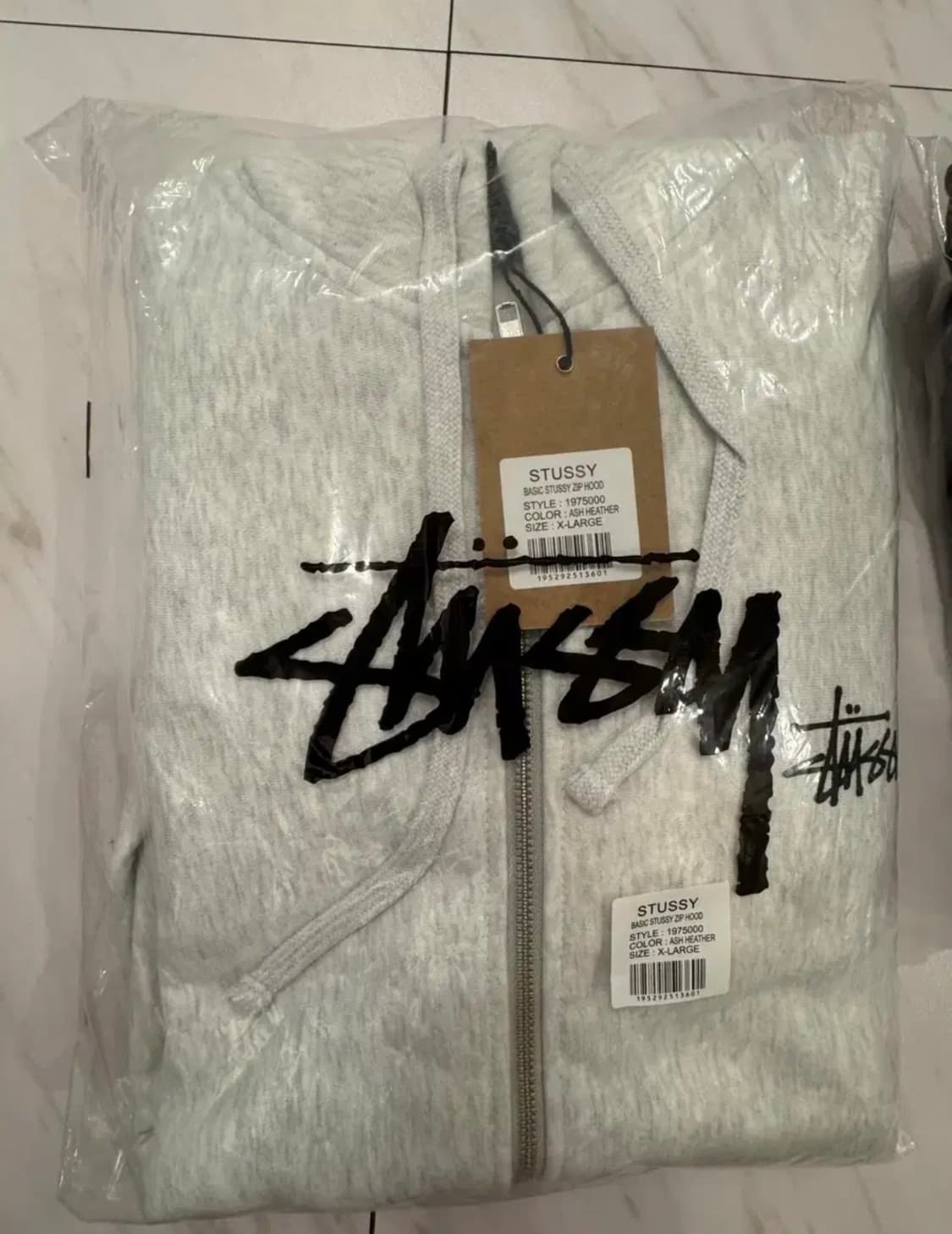 스투시 베이직 후드집업 XL 새상품 상품이미지1