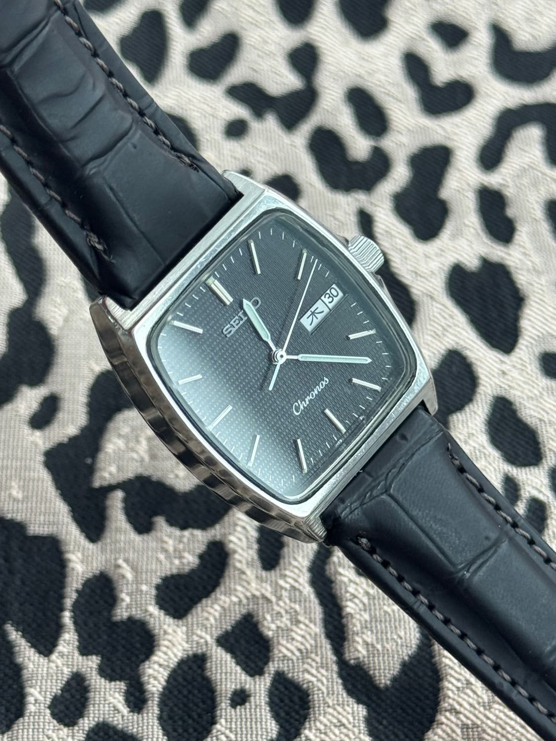 80s 빈티지 세이코 크로노스 스퀘어 상품이미지4