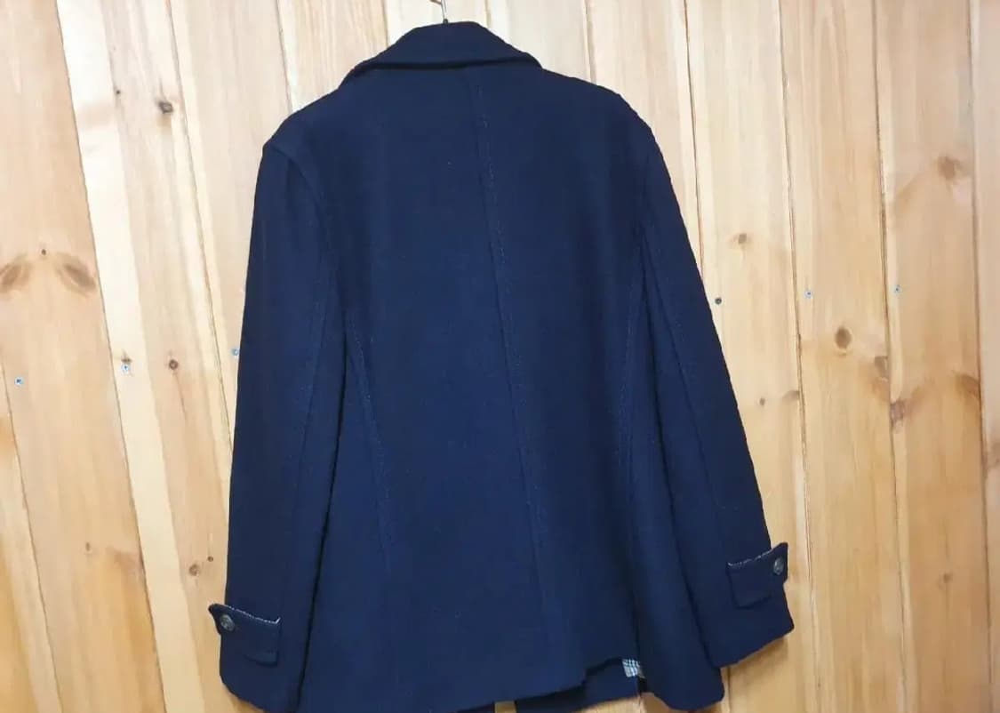 vtg 버버리 블루라벨 모직 자켓 55 피자켓 반코트 상품이미지5