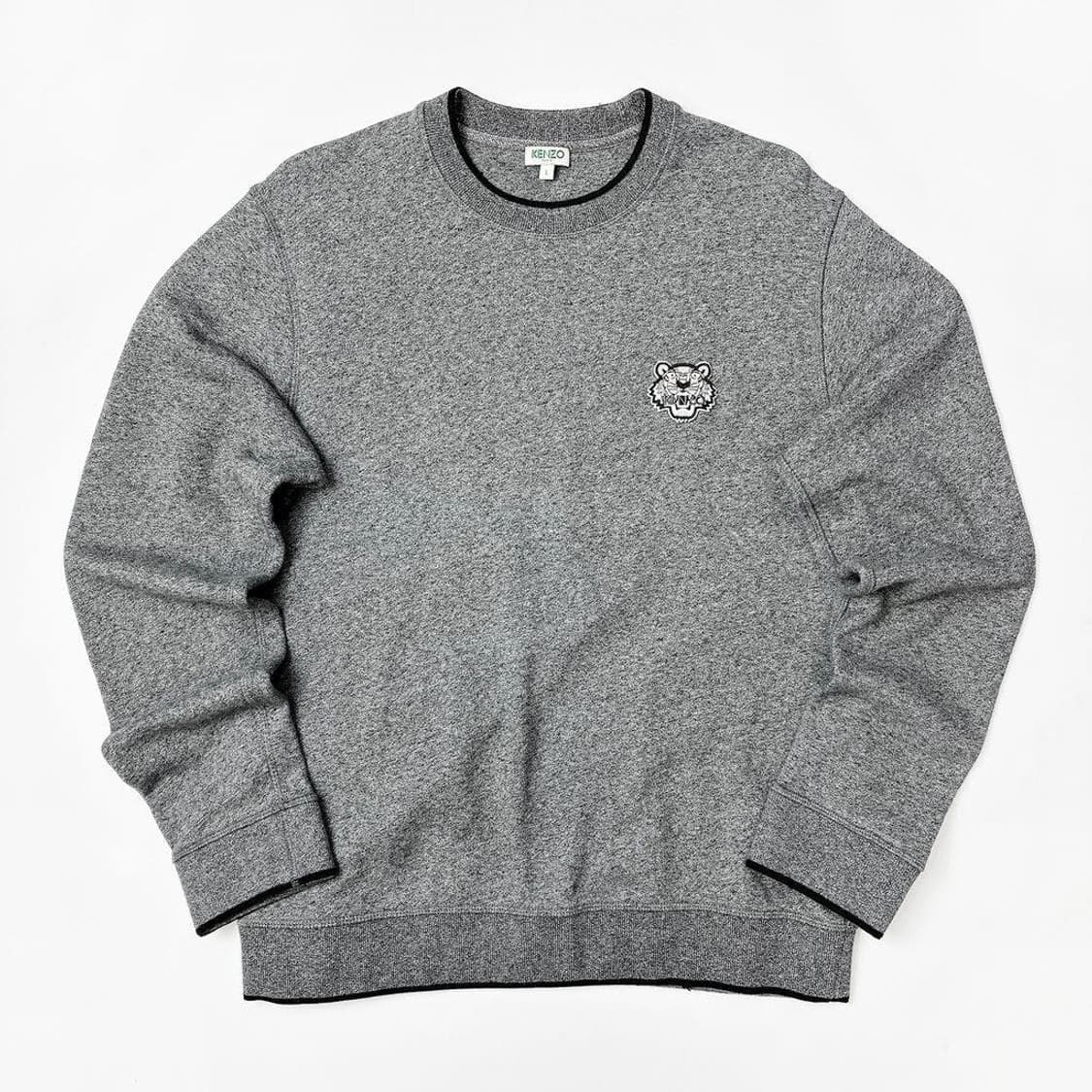 겐조 KENZO 자수 타이거 로고 맨투맨 PR2118 상품이미지1
