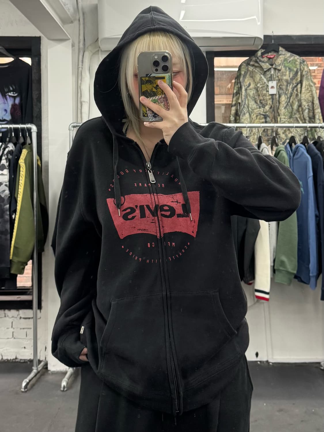 리바이스 빅로고 후드집업  상품이미지6