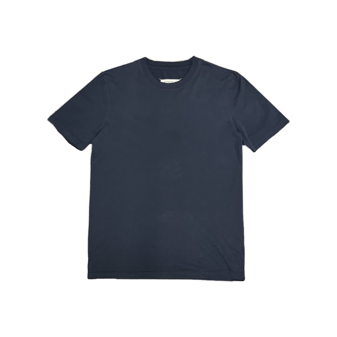 메종 마르지엘라 21SS 백 스티치 티셔츠 네이비 상품이미지2