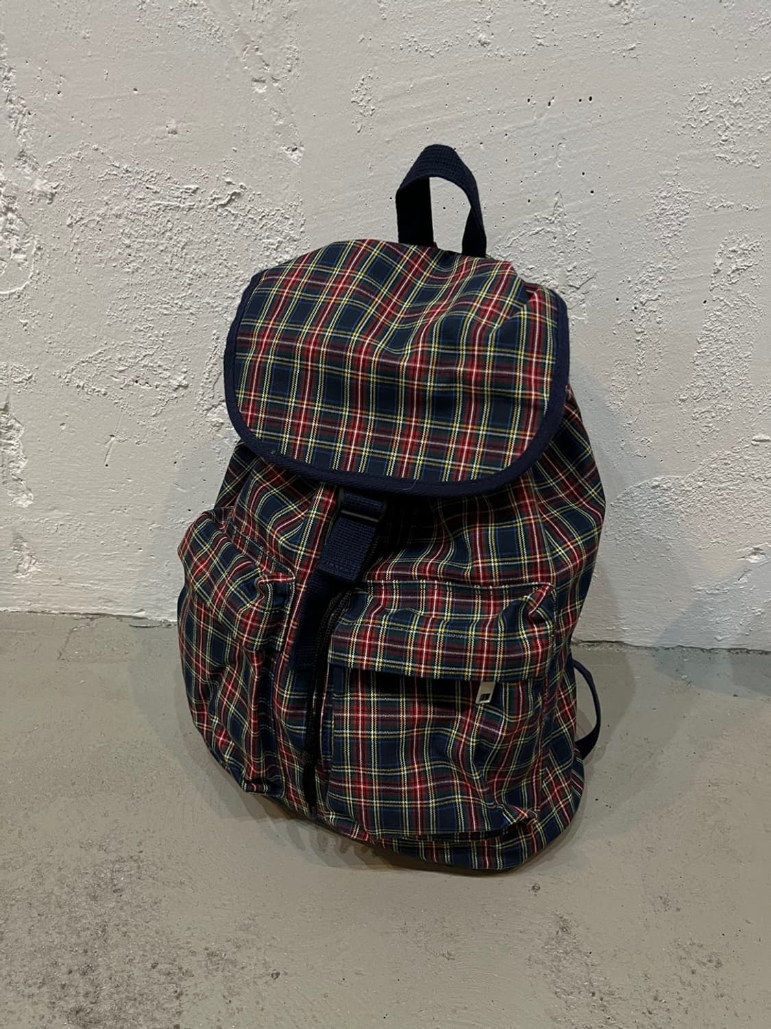 Vintage Check BackPack 상품이미지1