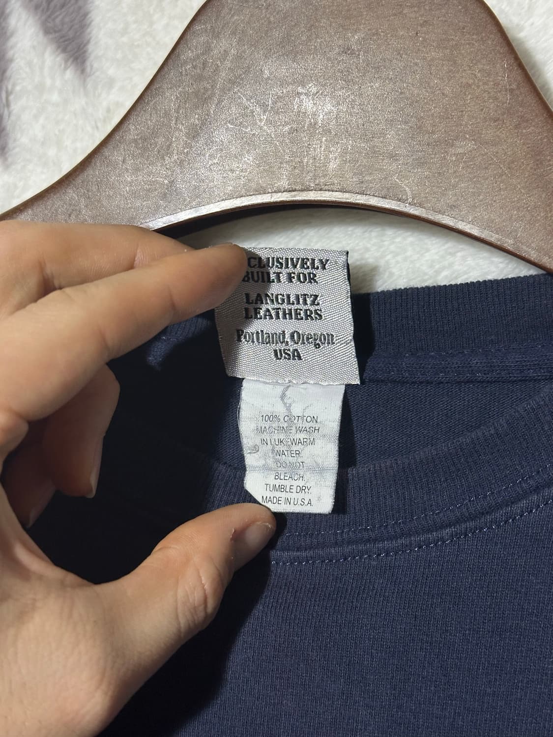 [랭글리츠레더] •Langlitz Leathers Graphic Tee 상품이미지5