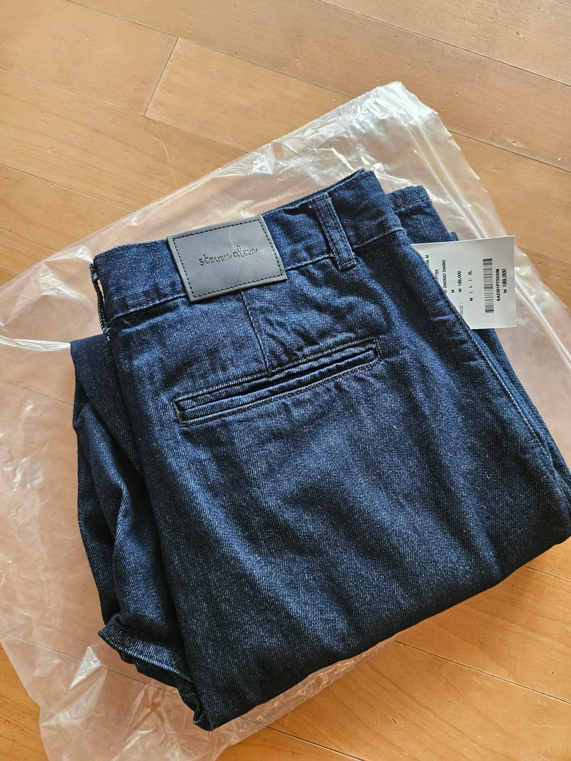스티브알란 원턱 스트레이트 데님 포터리 오라리맛 상품이미지9
