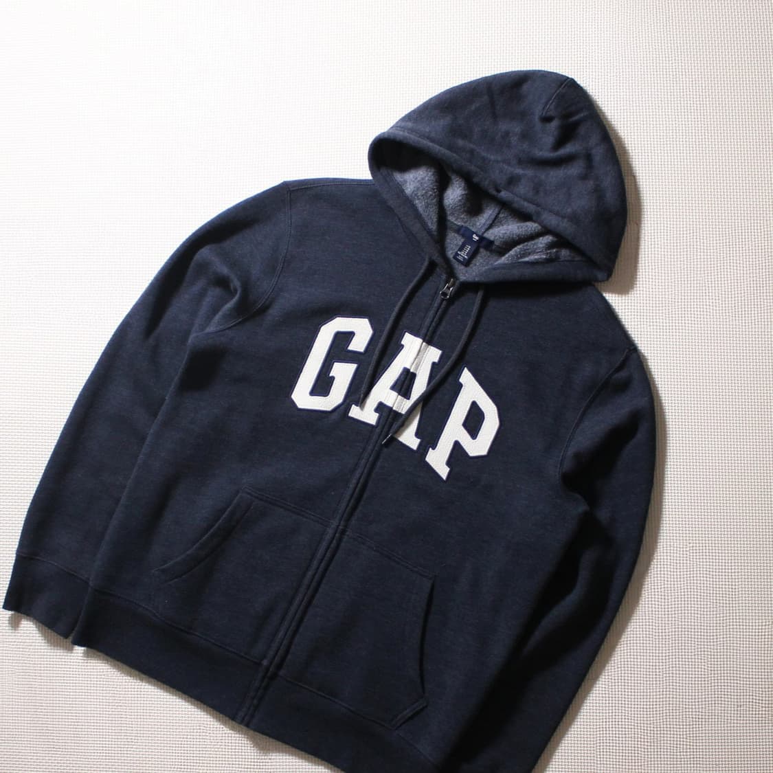 GAP 갭 네이비 기모 후드집업 상품이미지2