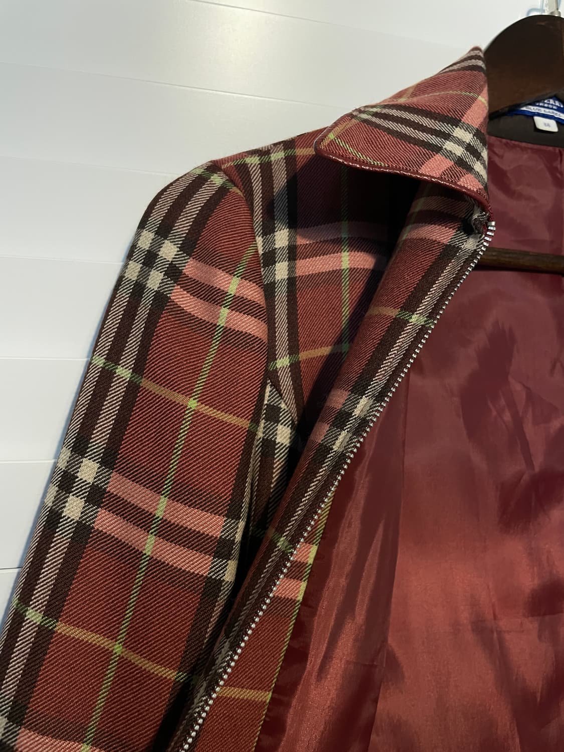 버버리 블루라벨 레드체크 원피스 상품이미지9