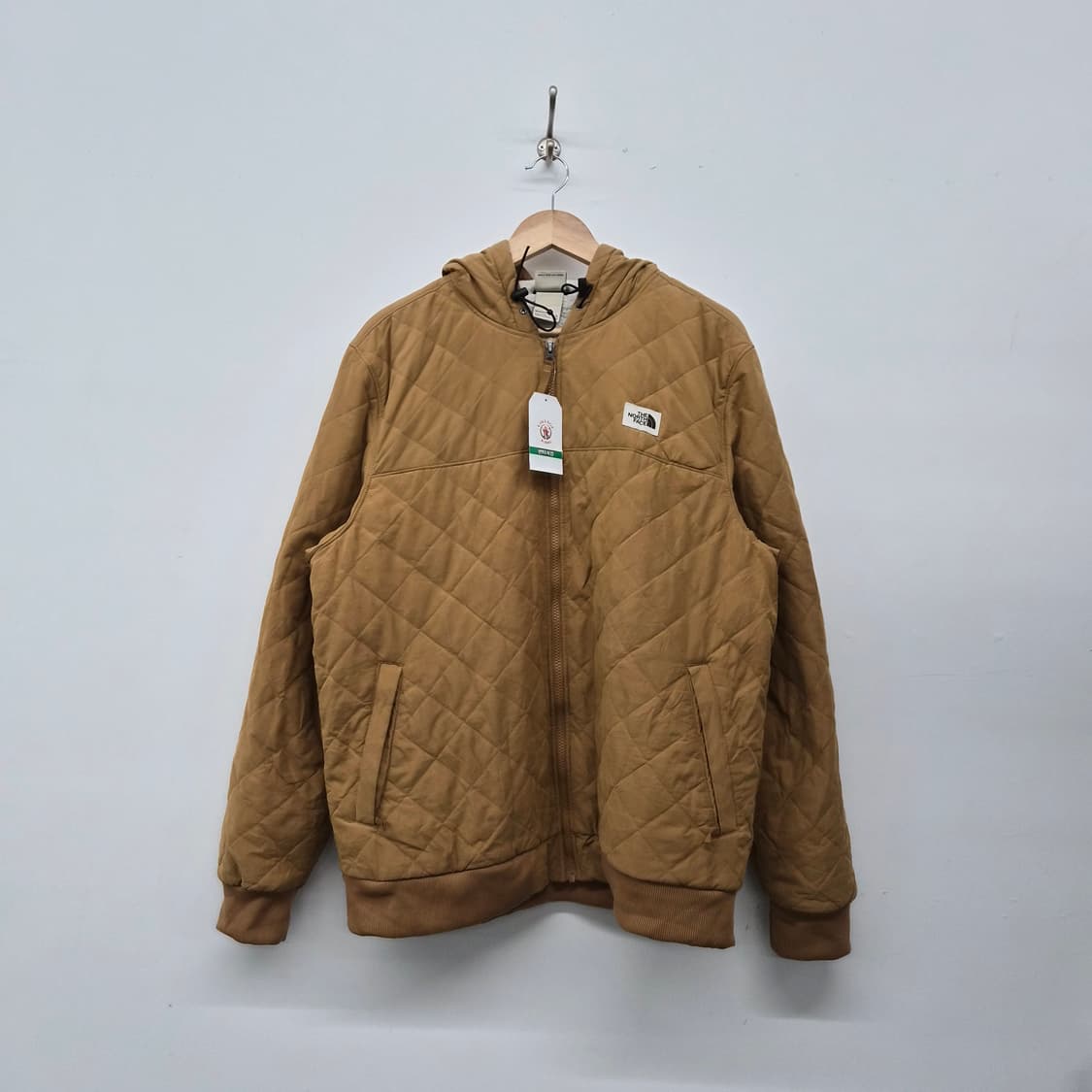 노스페이스 브라운 퀼팅 후드 자켓 남성 2XL 상품이미지1