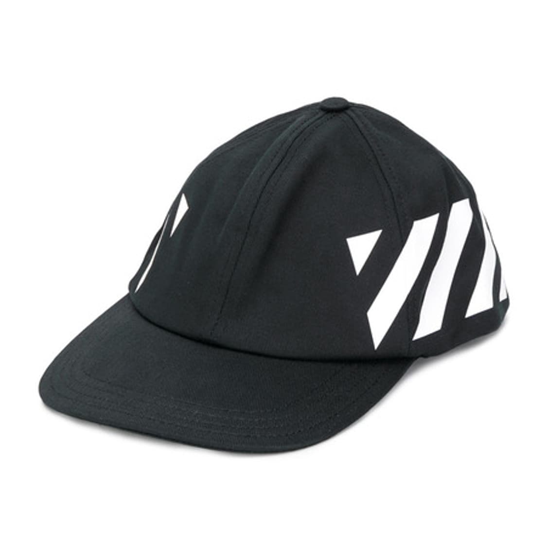 오프화이트 블랙 스트라이프 볼캡 상품이미지1