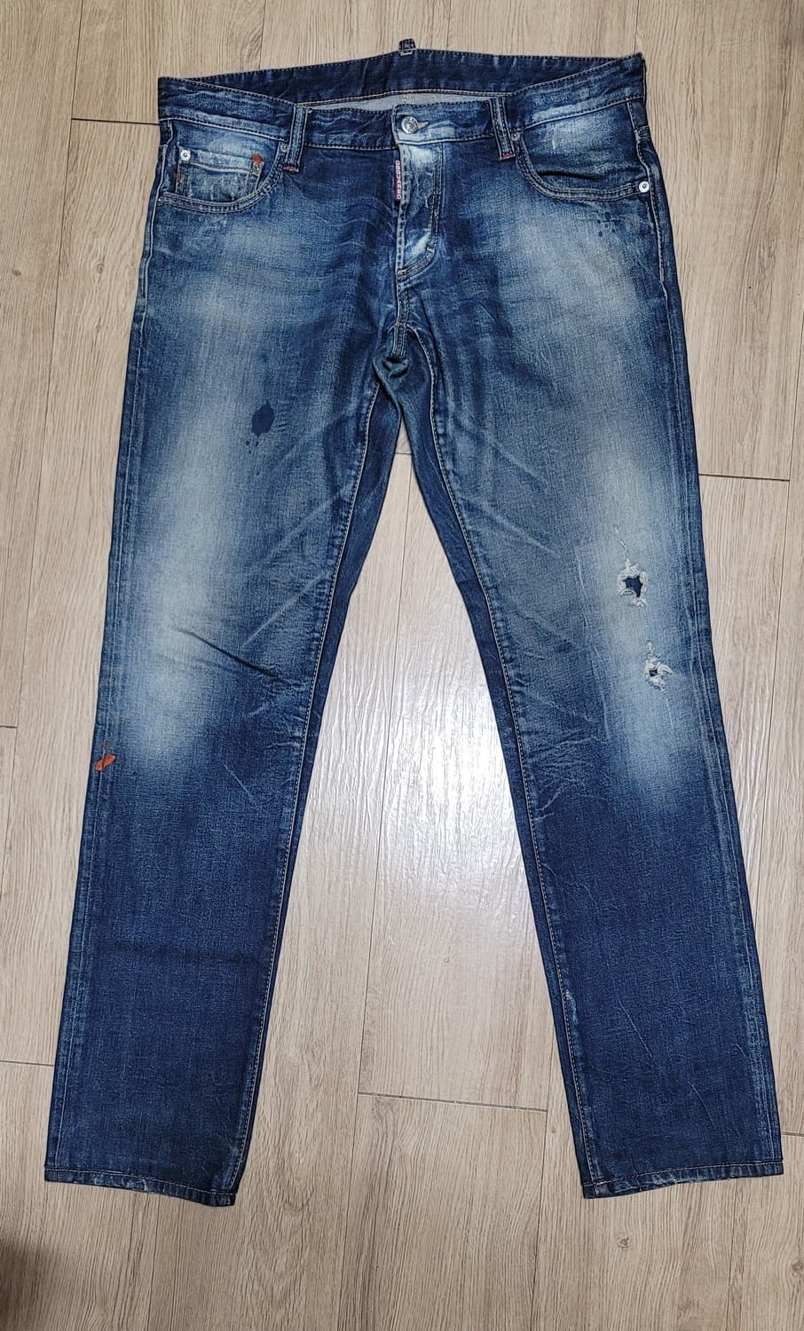 Dsquared2 야구진3 슬림핏 남성 데님 청바지 EU 52 상품이미지1