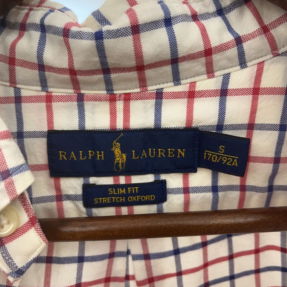 폴로 랄프로렌 컨트리 옥스포드 슬림핏 체크 셔츠 S C09438 상품이미지5
