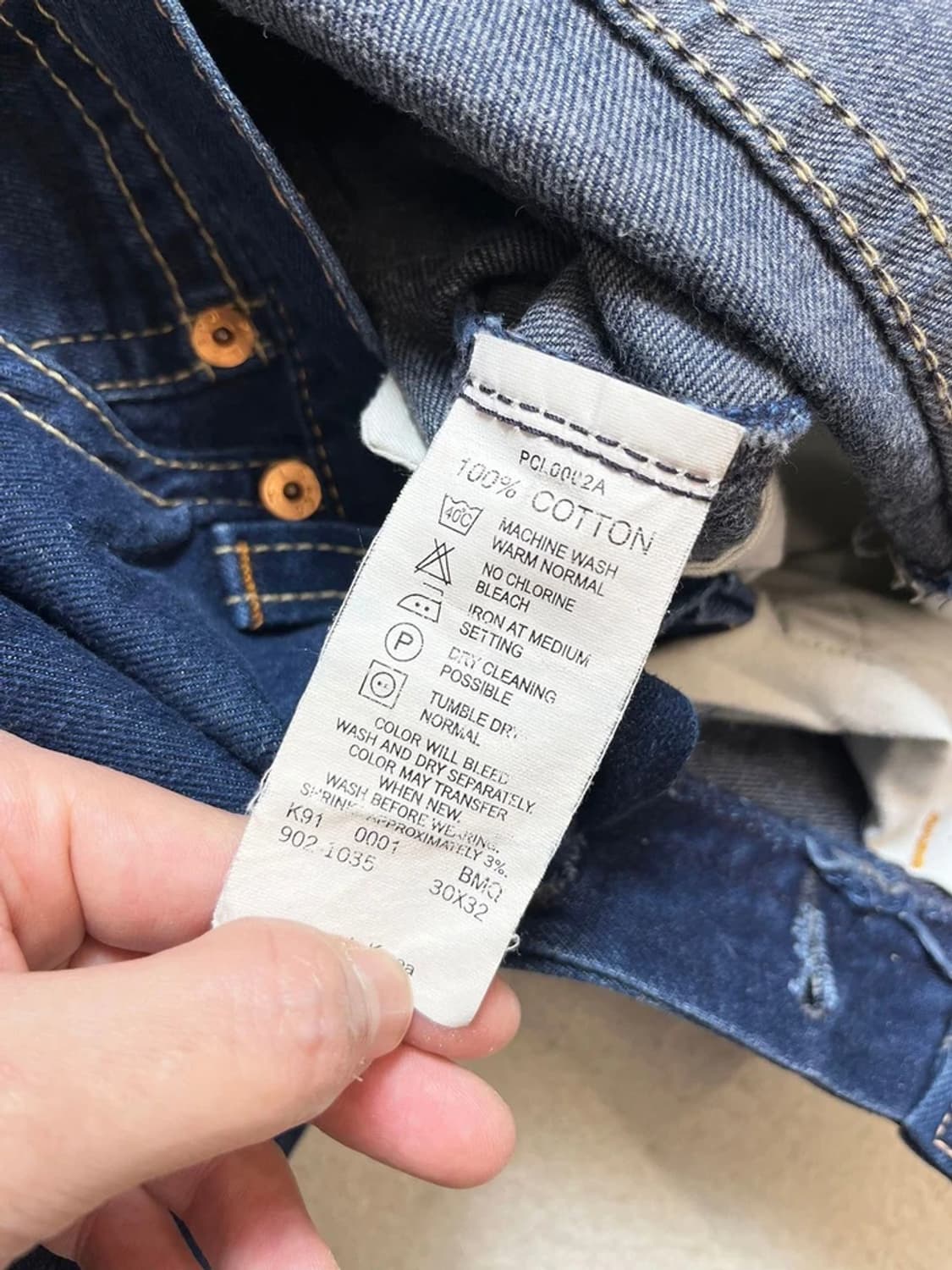리바이스 902 신치백 데님팬츠 PN7109 상품이미지9