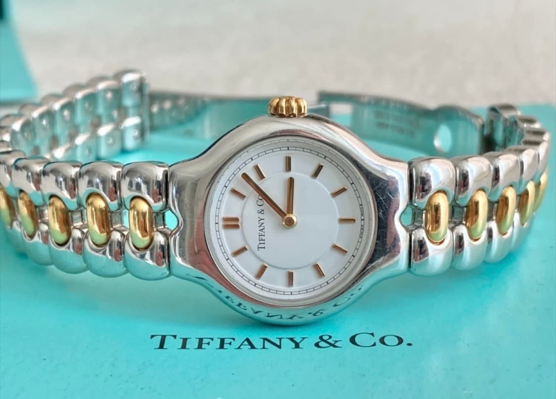 티파니 티솔로 24mm 여성용 스몰 18k 콤비 쿼츠 상품이미지1