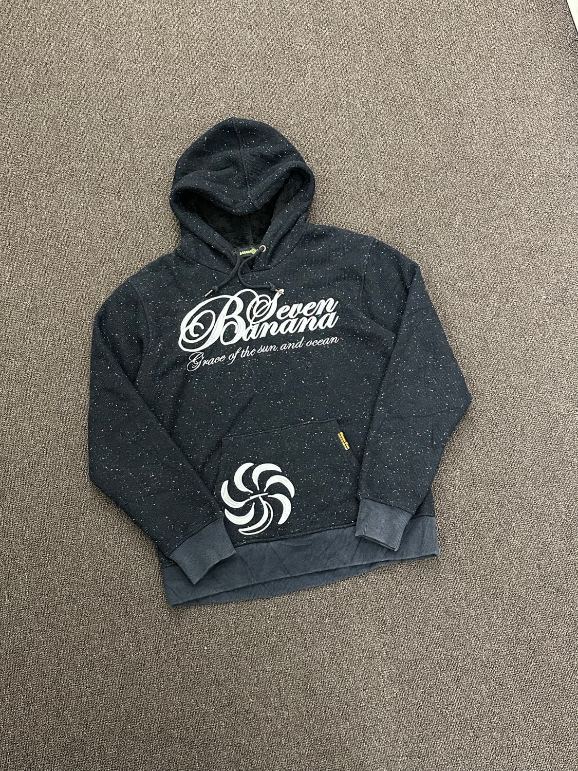 M)Banana Seven 빈티지 도네갈 플리스 후디 상품이미지2