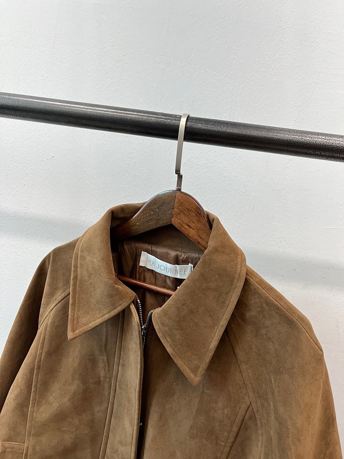 여) 마조네 신형 스웨이드 블루종  상품이미지2