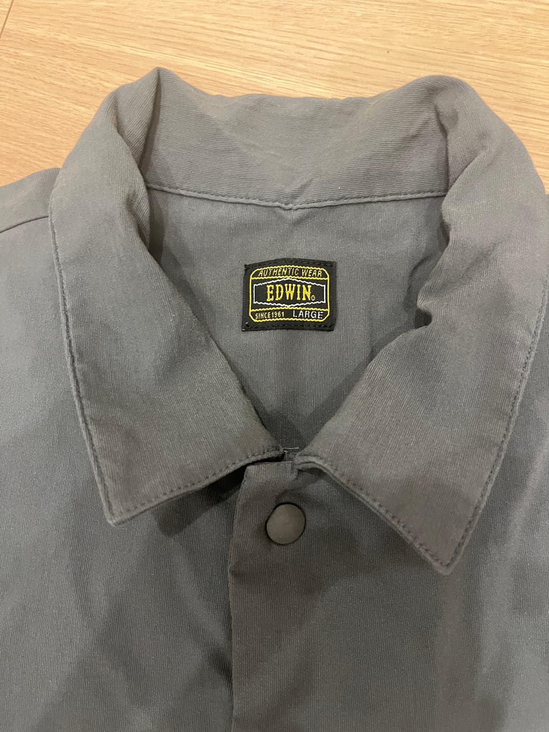 Edwin 1/2 Snap Button Shirts (L) 상품이미지4
