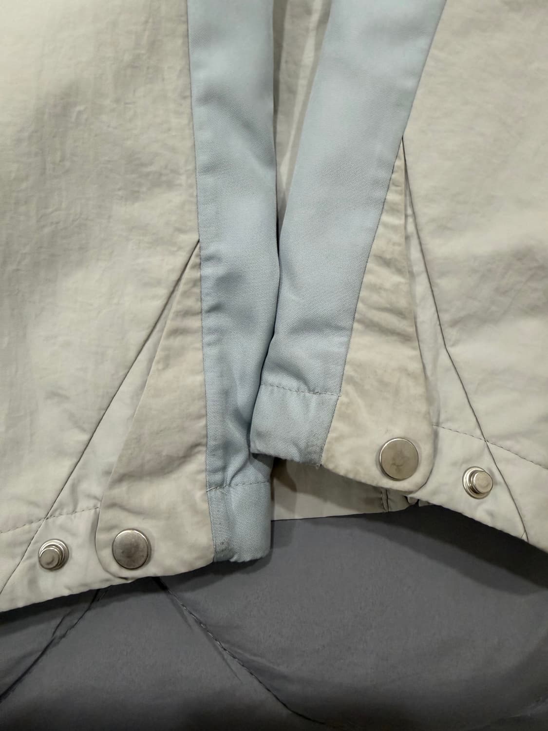 [3]산산기어 콘트레스트 자켓 라이트 그레이 상품이미지4