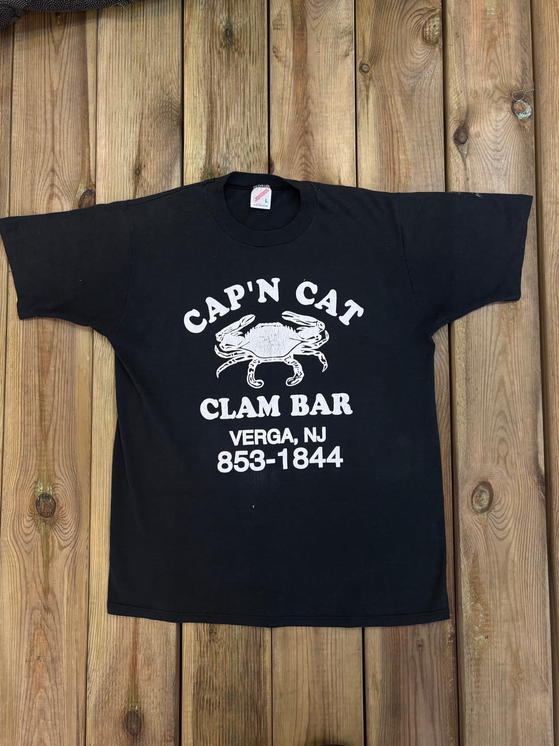 90s MADE IN USA CAP’N CAT 클램바 싱글스티치 빈티지  상품이미지6