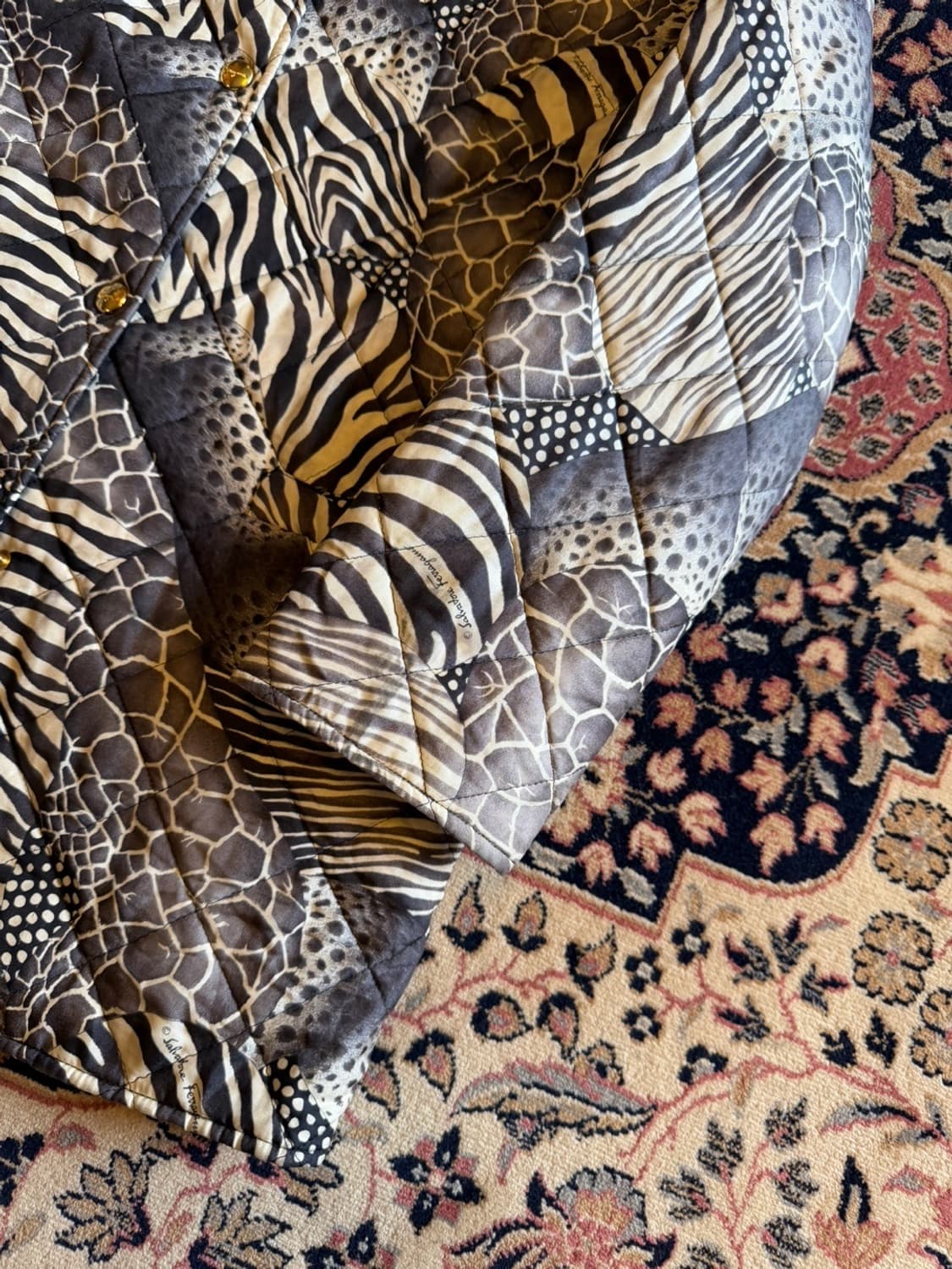 살바토레 페라가모 퀼팅 자켓 66~77 상품이미지6