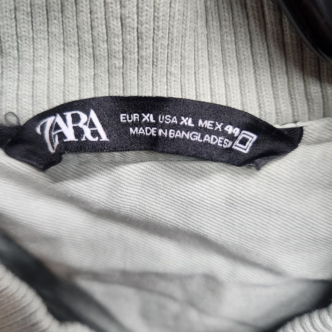 자라 ZARA 코튼 보머 항공자켓 XL(2XL) 상품이미지5