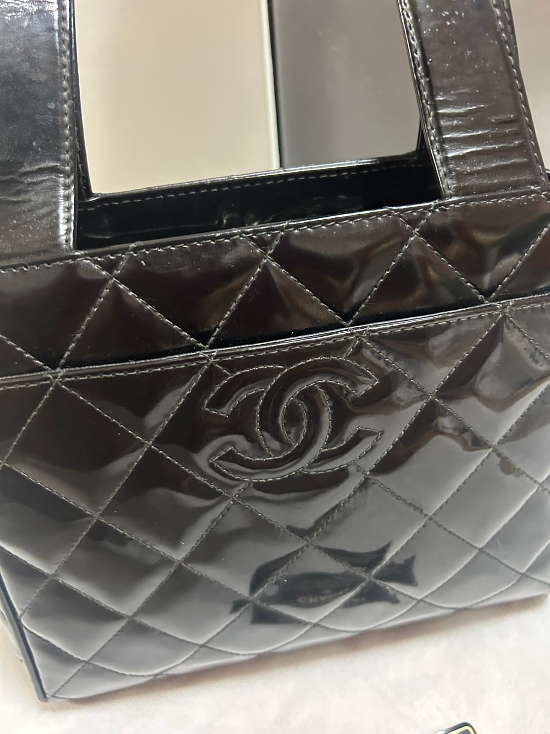 빈티지 정품 샤넬 가방 페이던트 토트백 상품이미지2