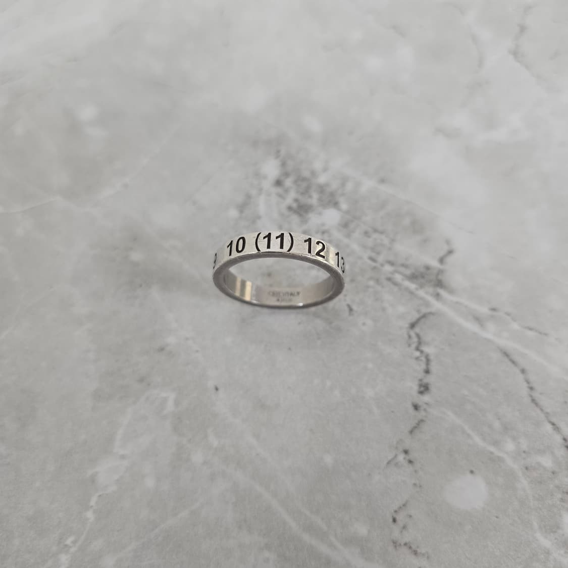 메종 마르지엘라 뉴메리컬 실버 넘버 링 반지 판매 상품이미지5