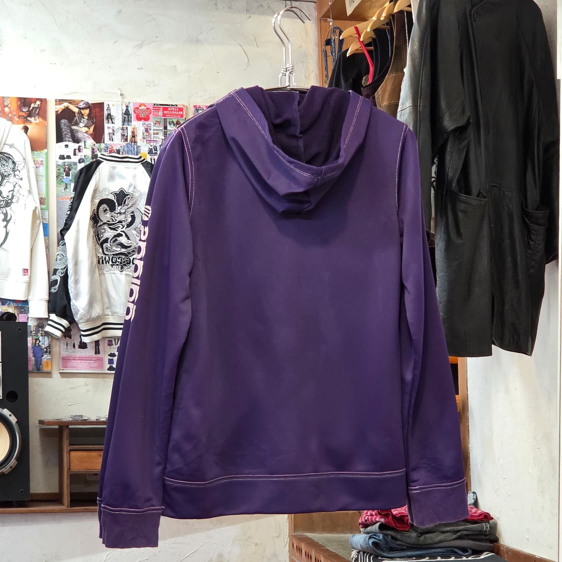 JPN 아디다스 네오 퍼플 후드집업 상품이미지5