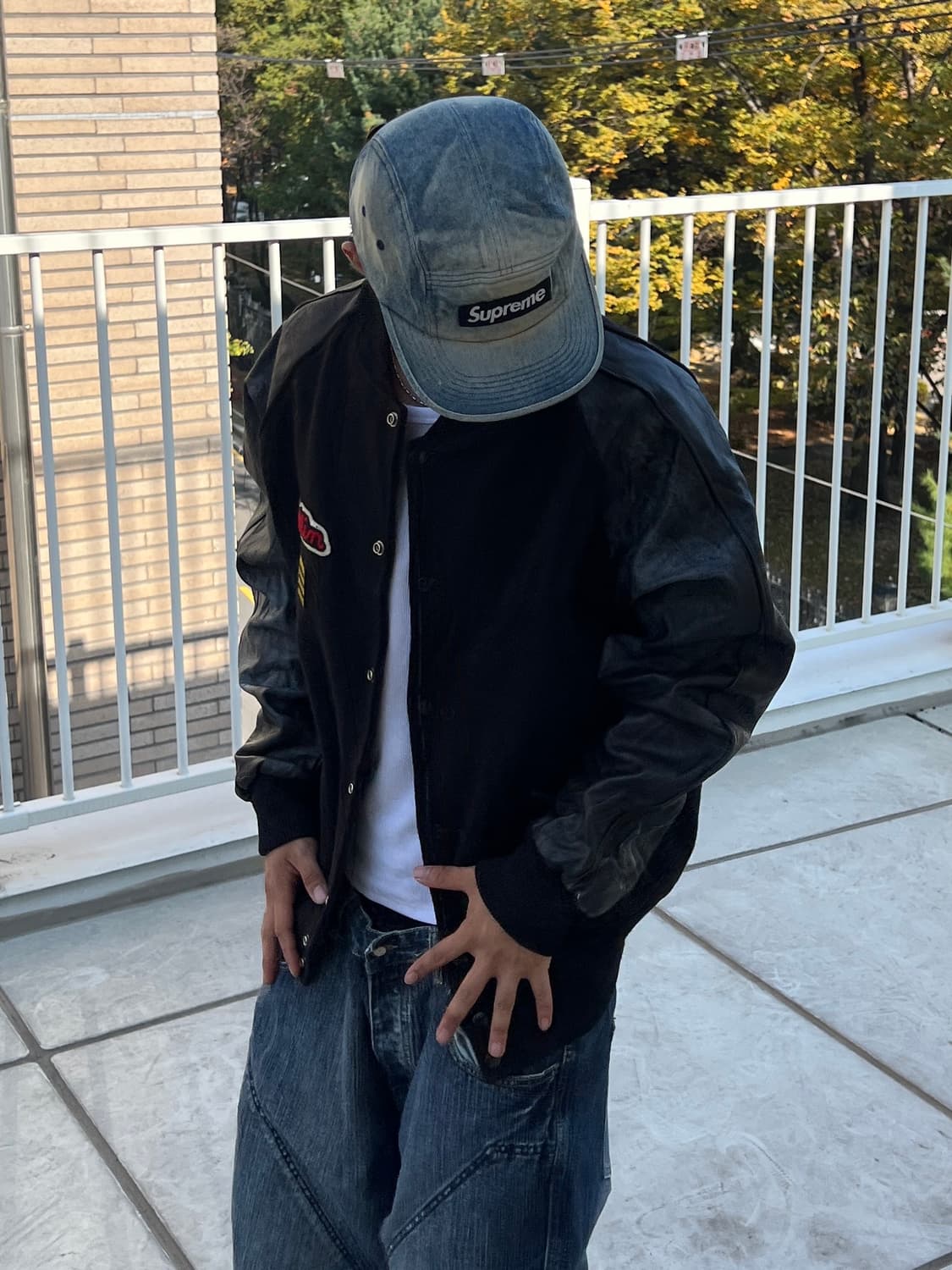 빈티지 바시티 자켓 상품이미지3