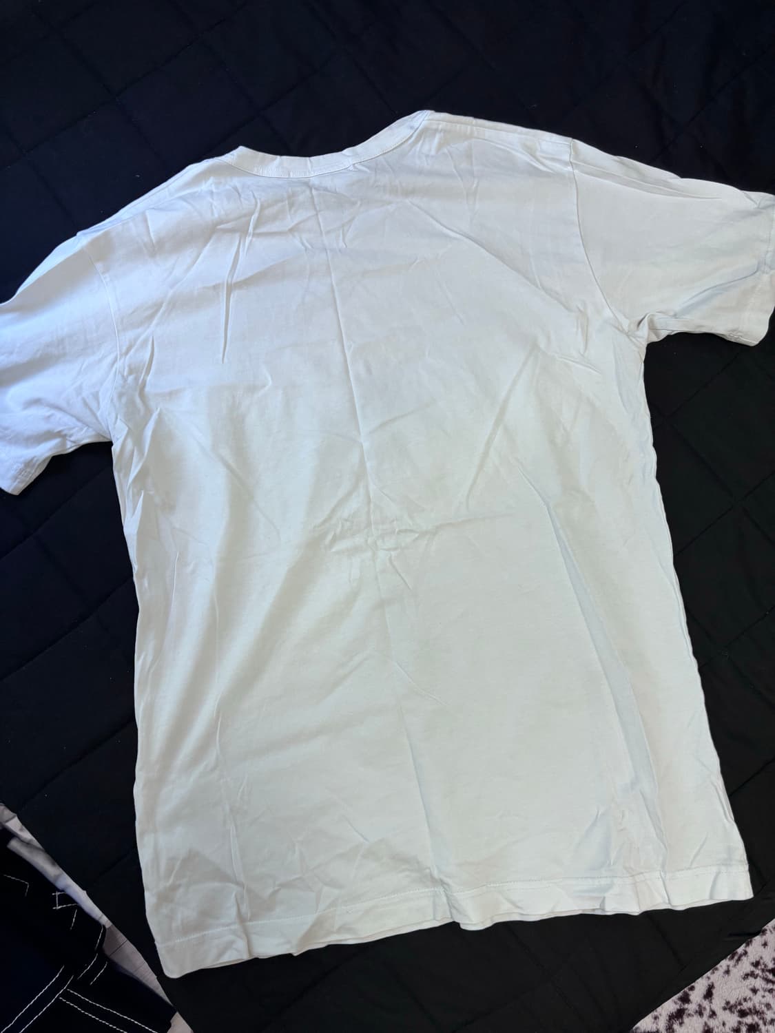 꼼데가르송 KAWS 콜라보 반팔 티셔츠 화이트 XL 상품이미지5