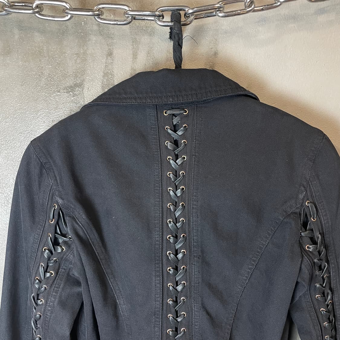 알렉산더 맥퀸 본디지 코튼 라이더 상품이미지9