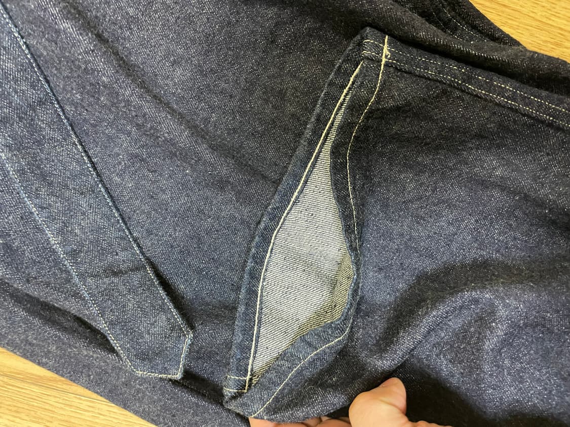 코모리 벨티드 팬츠 네이비 4사이즈 상품이미지4