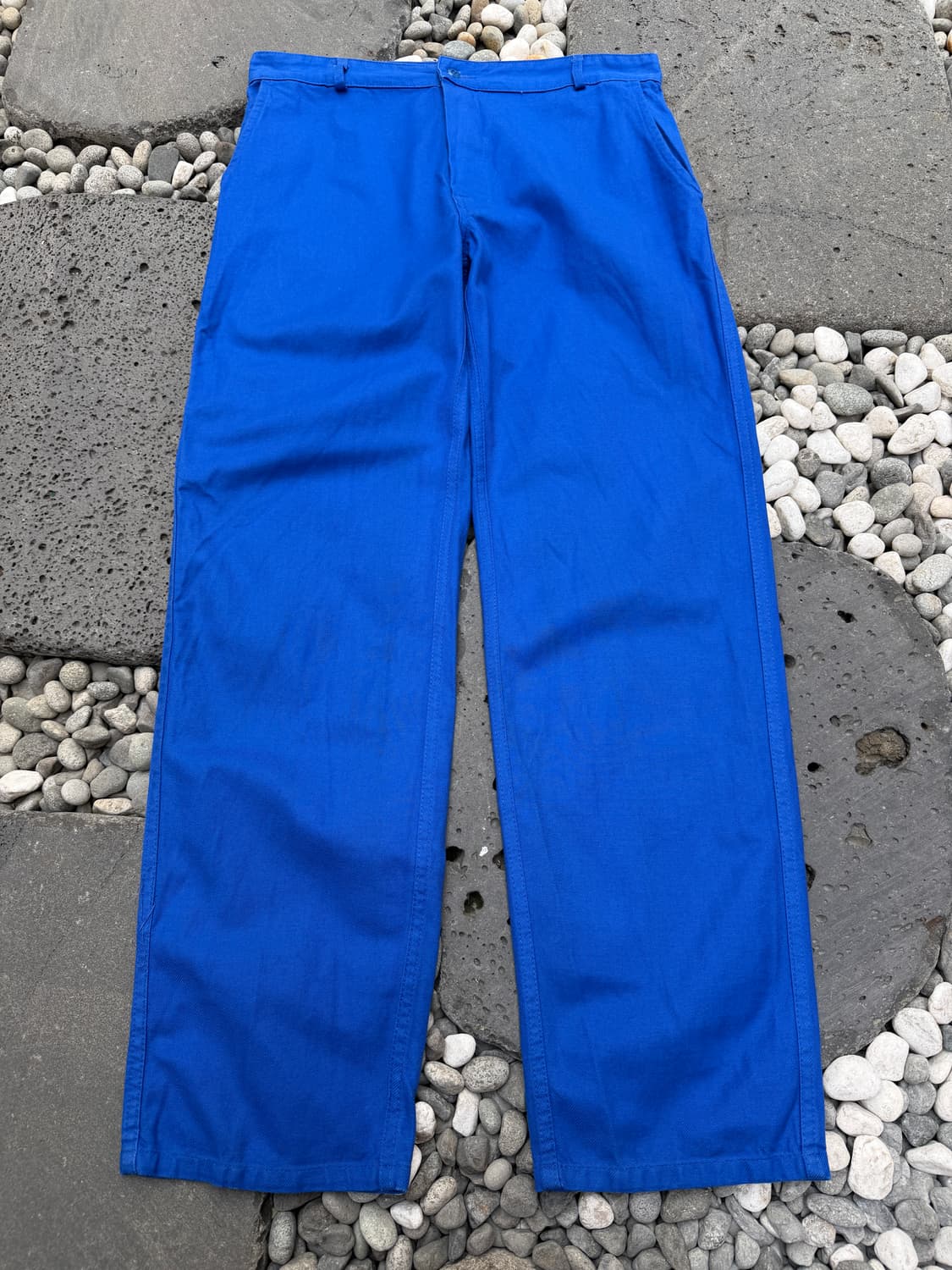 1990s INK BLUE VINTAGE FRENCH 빈티지프렌치워크팬츠 상품이미지1