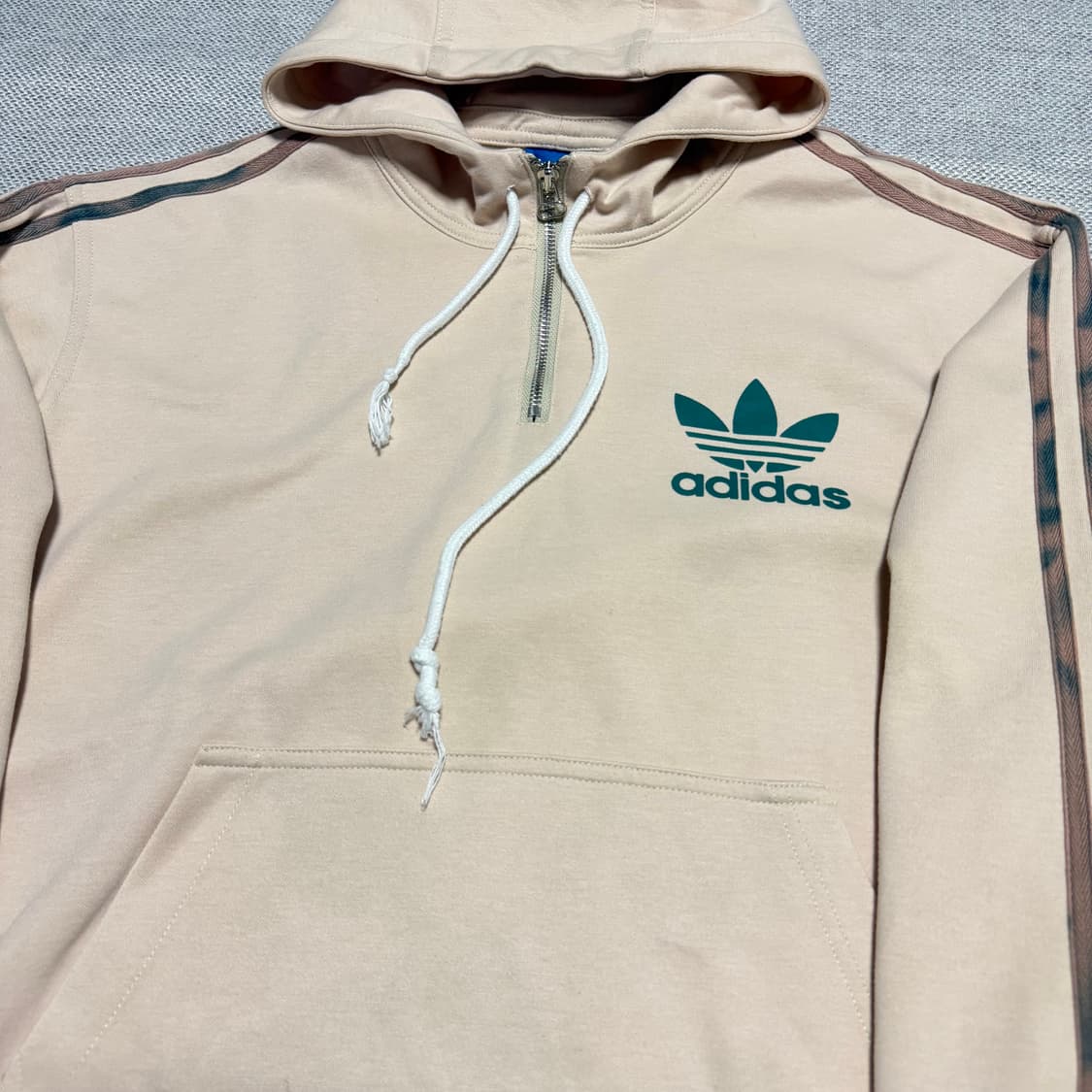 아디다스 오리지널 삼선 하프집업 후드티 상품이미지2