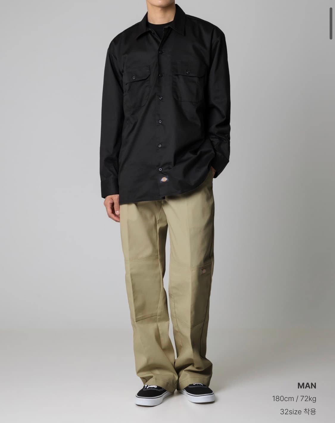 디키즈 루즈핏 85283 30x30 카키 상품이미지1