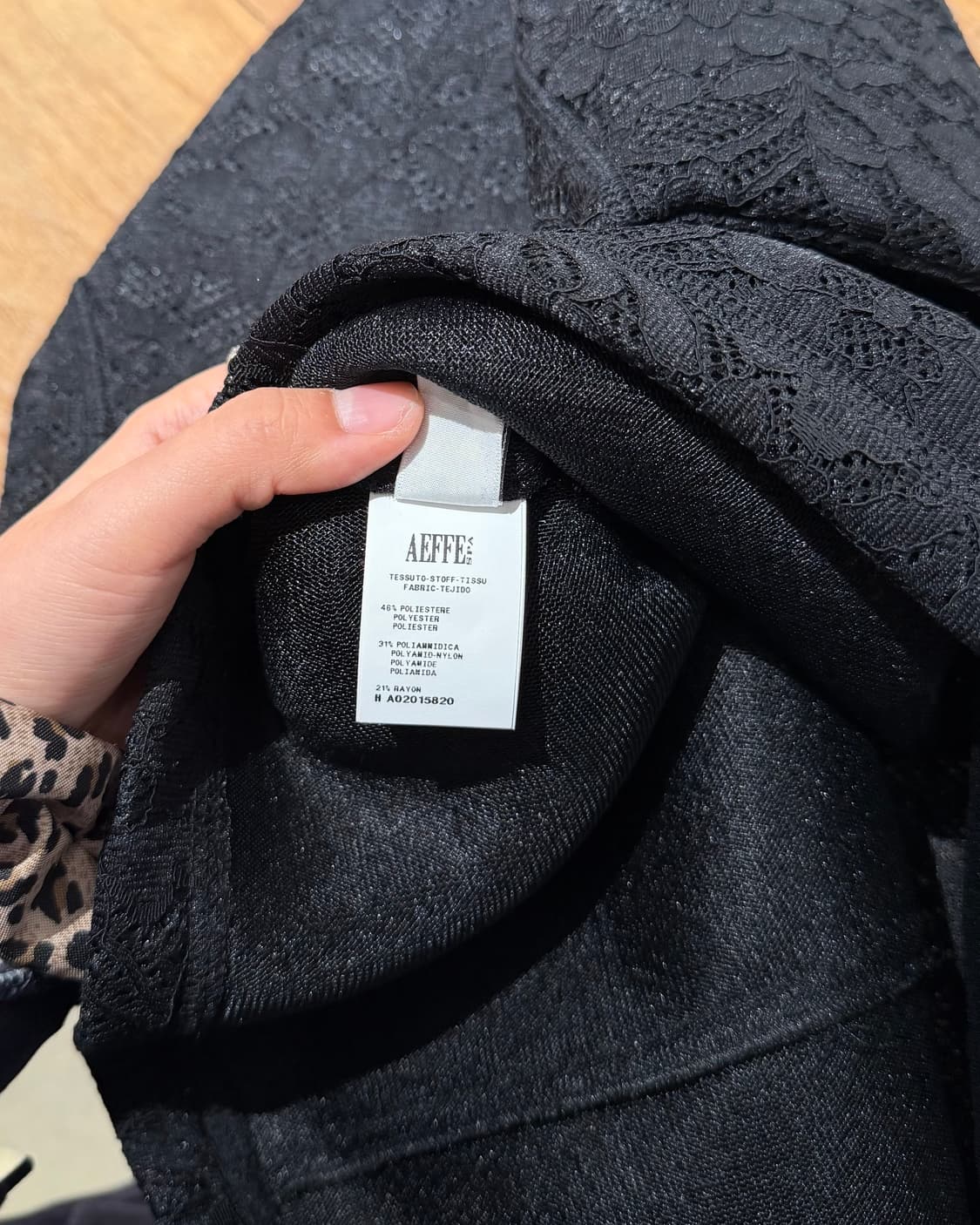 모스키노 부티크 블랙 레이스 크롭탑 상품이미지8