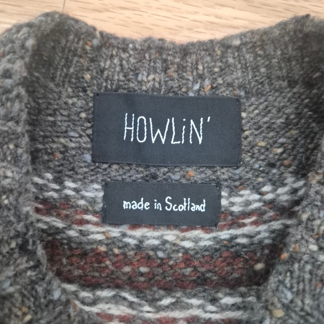 하울린 노르딕 패턴 울 니트 M 상품이미지2