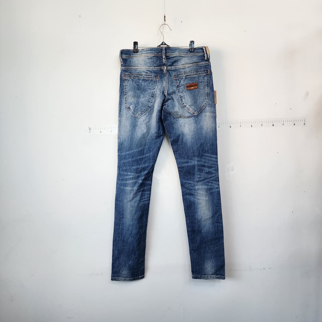 안토니 모라토 데미지 워싱 블루 데님 청바지 상품이미지4