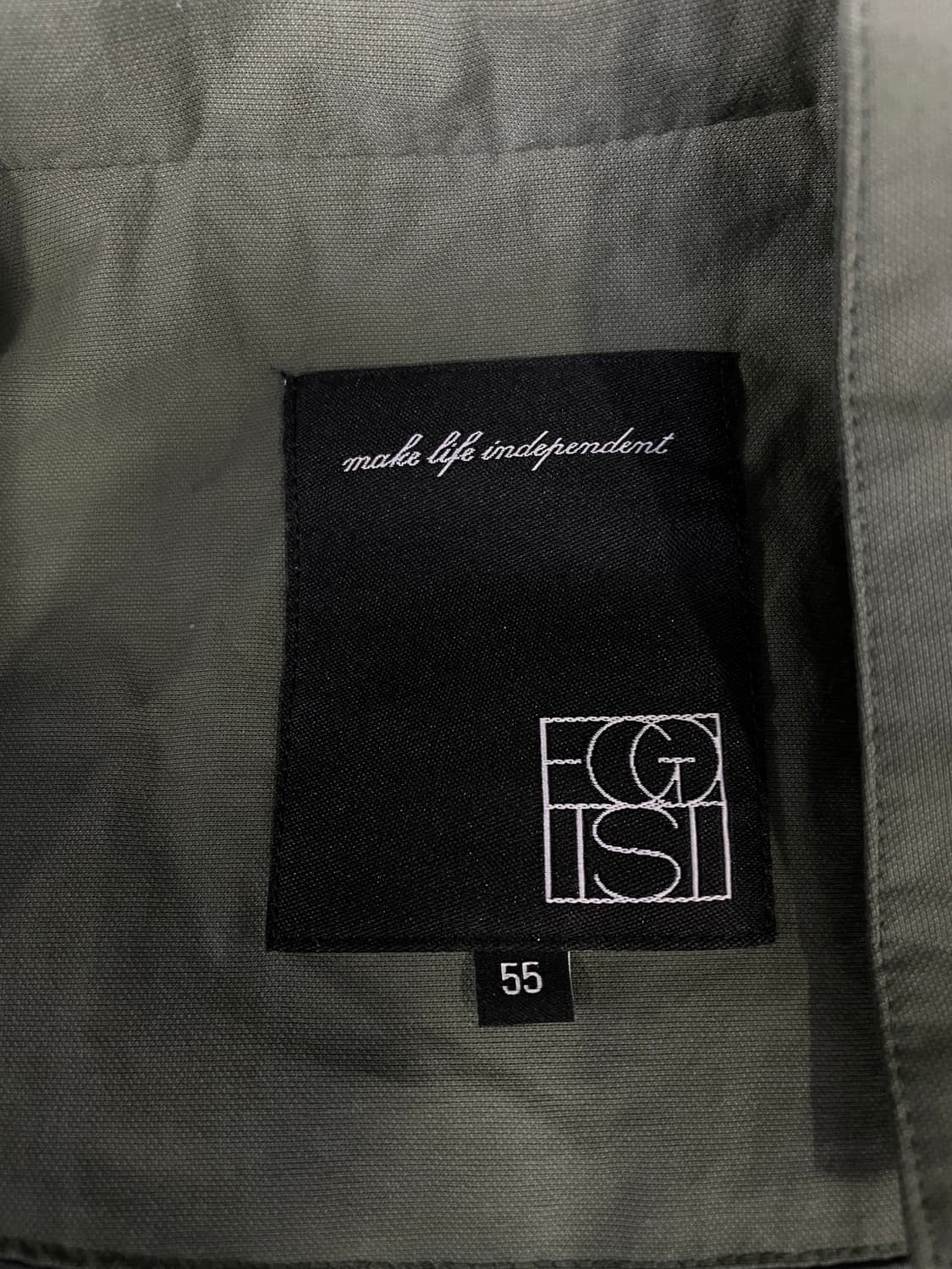 에고이스트(EGOIST) 후드 스트링 롱 야상 점퍼 상품이미지7