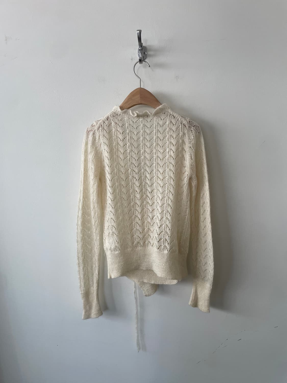vintage frill crochet wrap cardigan 상품이미지8