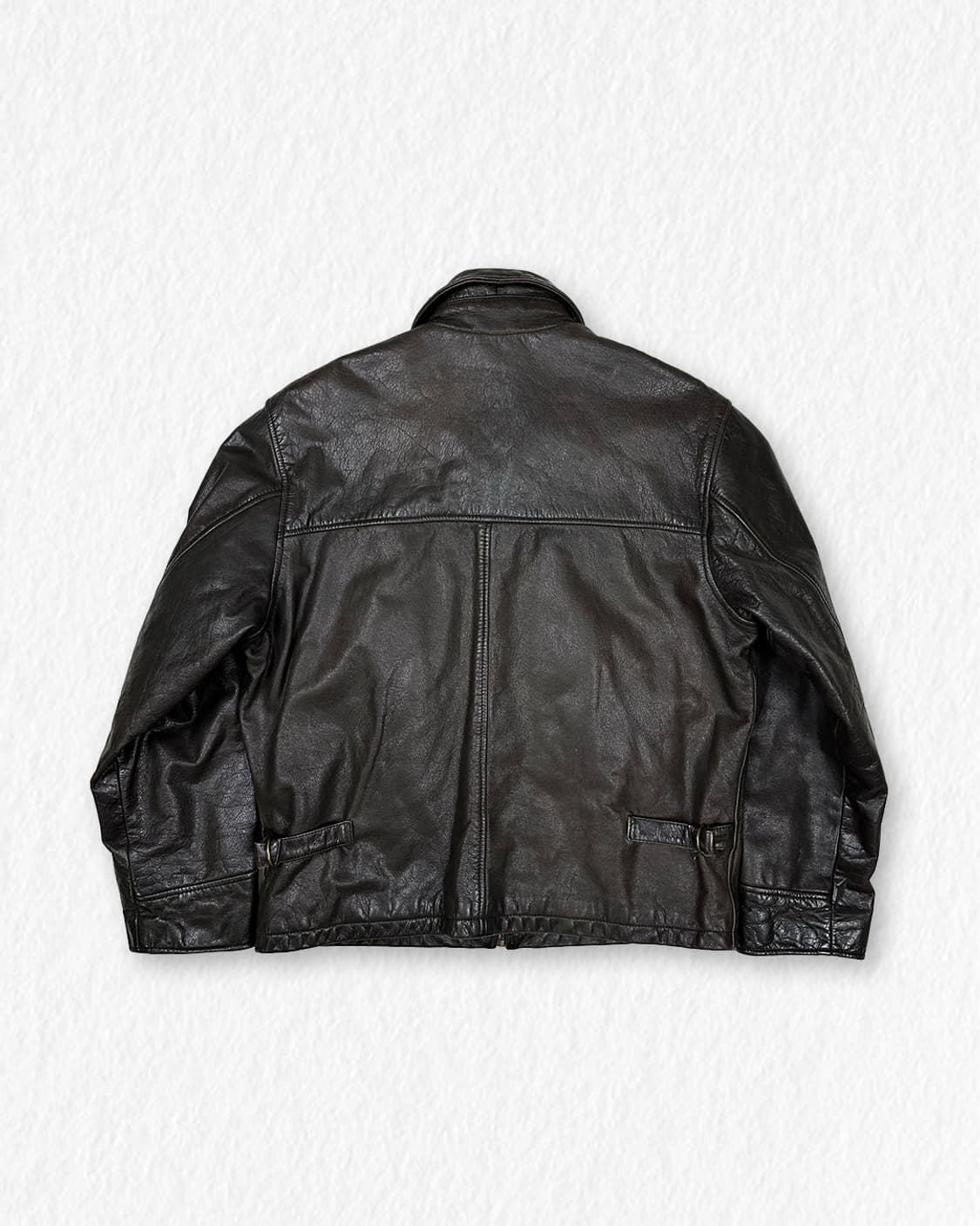 ENJOY 브라운 레더 자켓 상품이미지2