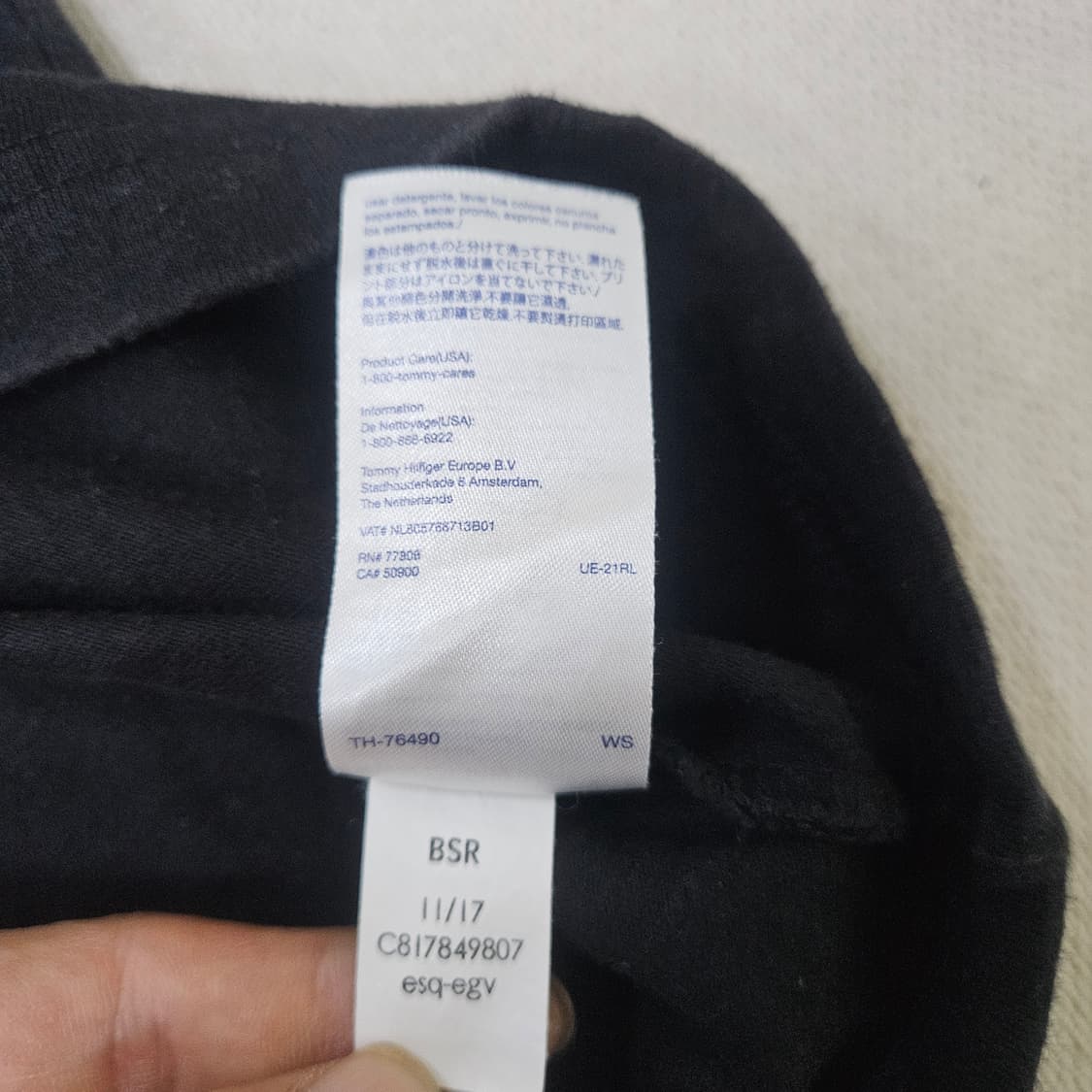 XL 타미힐피거 로고 그래픽 반팔티 0320Y 상품이미지4