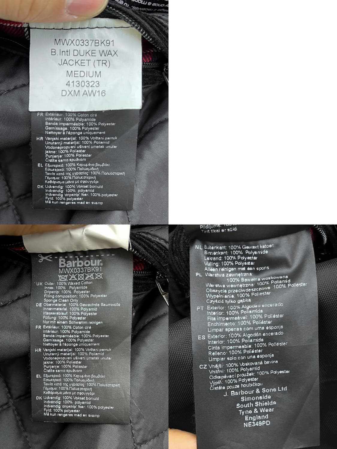 바버 인터네셔널 듀크 왁스 자켓 상품이미지10